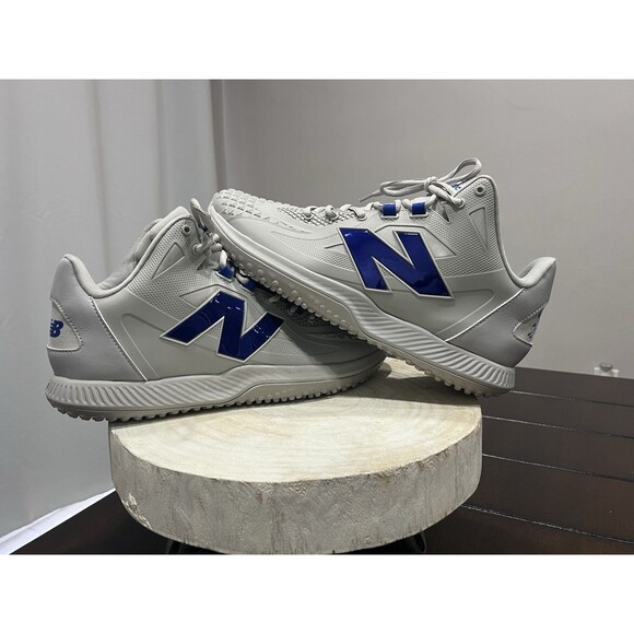 New Balance FuelCell Ohtani 1 Trainer Gray Royal Blue Mens Size 13 TSHOTT1 Turf